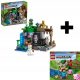 LEGO Minecraft 21189 Loch Svetlobnih Kostijev + LEGO Minecraft 21177 Pritisk Creeperja
