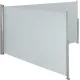 Aluminiasta dvostranska tenda za teraso 600 x 200 cm s sivimi odtenki
