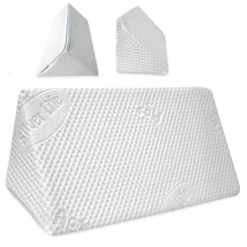   Penasto vzglavje za branje in spanje 60x20 cm s prevleko Silver Life