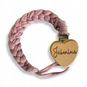 Obesek za dudo E-Baby v sivih in srebrnih odtenkih