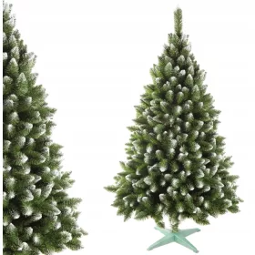 Umetno božično drevo z belimi konci 90 cm