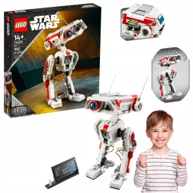   LEGO STAR WARS Velika Figurica Model Droida BD-1 | Ta neverjetna LEGO STAR WARS velika figurica modela droida BD-1 je popolna poslastica za ljubitelje vesoljske sage. Sestavljena iz kar 1062 elementov