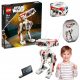 LEGO STAR WARS Velika Figurica Model Droida BD-1 | Ta neverjetna LEGO STAR WARS velika figurica modela droida BD-1 je popolna poslastica za ljubitelje vesoljske sage. Sestavljena iz kar 1062 elementov