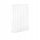 Jekleni panelni radiator Idmar 1056 W bel 600 x 600 x 97 mm - spodnji priključek