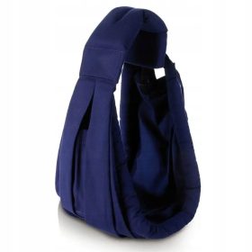   Elastični otroški nosilec za novorojenčke - mornarsko modra