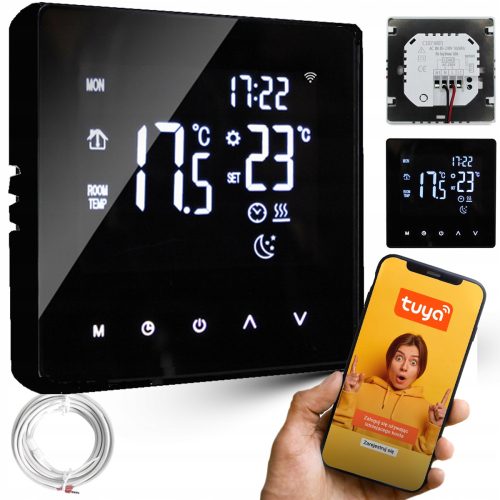 TERMOSTAT ZA SOBNO TEMPERATURO NA DOTIK LCD TUYA WiFi
