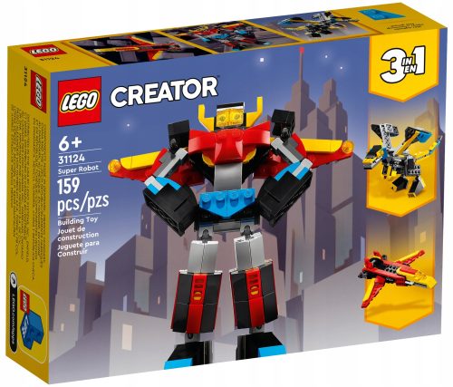 LEGO Stvaritelj 326547 LEGO STVARITELJ 31124 SUPER ROBOT TRANSFORMERJI 3V1