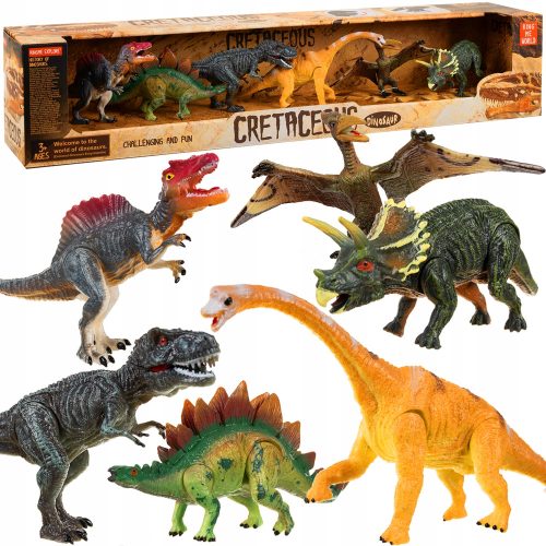 Dinozavri, komplet premičnih figur x 6 otroški park