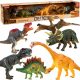 Dinozavri, komplet premičnih figur x 6 otroški park