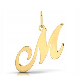POZLATA VERIŽICA S ČRKO M