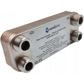 Toplotni izmenjevalnik Sanitline SL-12-12 15 kW 4x 3/4"