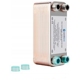   Toplotni izmenjevalnik Sanitline SL-12-40 35 kW 4x 3/4" za centralno ogrevanje plin ekogroszek