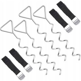 Spiralna sidra za pritrditev na trampolin