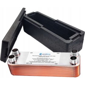   IZMENJEVALNIK TOPLOTE SANITLINE SL-23-30 30kW 4 x 3/4" + IZOLACIJA