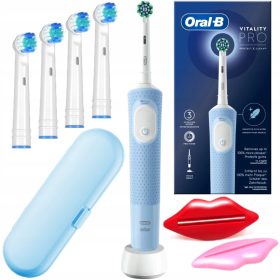    Komplet električne zobne ščetke Oral-B Vitality Pro D103 moder