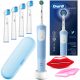  Komplet električne zobne ščetke Oral-B Vitality Pro D103 moder