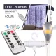 Kurtina LED svetilka USB 300 LED 3x3m s pilotom 6500K