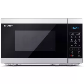    Prostostoječa mikrovalovna pečica Sharp MS02E-S 20L 800W 8 časovnih programov