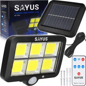   Slovenian name: Solarna LED vrtna svetilka Sayus SL-1120 120 LED COB
