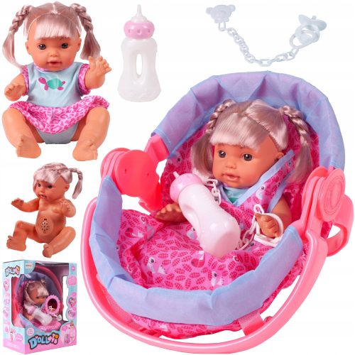 Interaktivna punčka v nosilki MalPlay 107070 Dollys 28 cm