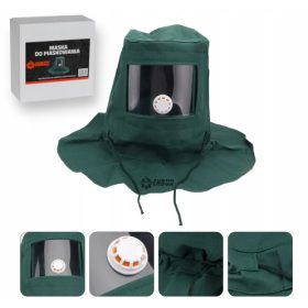 ENBUD zaščitna maska za peskanje s sifonom 0 l