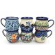 Keramični set vrčic Bolesławiec 375 ml x 6