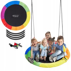   HUŠKA ZA OTROKE - 4FIZJO TČKASTA GUGALNICA ZA VRT, 120 x 120 cm