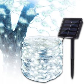 DOLGE SOLARNE BOŽIČNE LUČKE 20M 200 LED ZUNANJA GIRLANDA