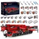 Mold King Technic Liebherr LTM 11200 Rdeči kompleti mobilnih žerjavov Gradbene igrače