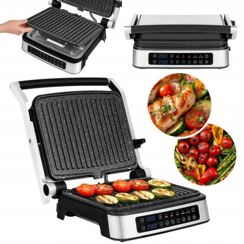  Električni kontaktni žar Zeegma Chef 2100 W Silver