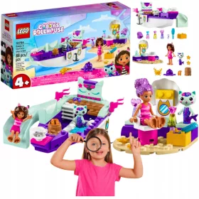   LEGO Gabi's Cat House and Ship with Mermaids Spa Building Set