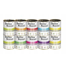   Dolina Noteci Premium mokra hrana za pse MEŠANICA okusov 10x800g pločevinke brez rib