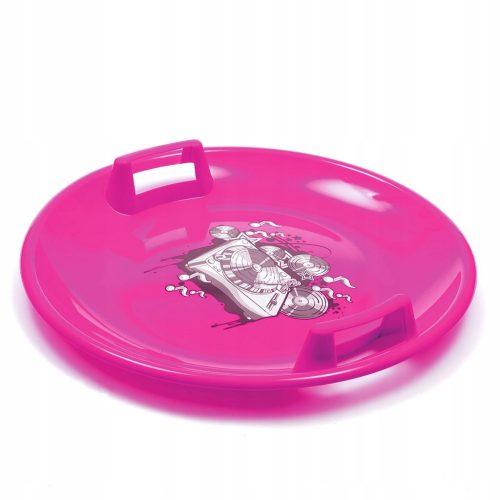 Drsni krožnik za otroke Baby Mix 60 cm MUSIC roza
