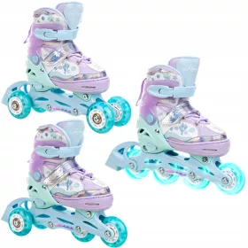 Rolerji 3v1 Raven Isla 34-37 LED kolo