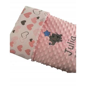   Košara za dojenčka ODEJA Minky 50x75cm, dvostranska, različna polnila