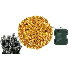   Lučke za božično drevesce na baterije 100 LED Toplo bela 8m IP44
