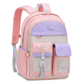 Enoprostorni šolski nahrbtnik Likado, bel