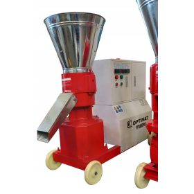   Električni granulator za pelete Optimat PP300PRO z ohišjem 300 kg/h - Ø199 mm, peleci - nova, powystawowa