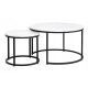 Okrogla klubsk mizica Signal DION 80 x 80 x 48 cm bela