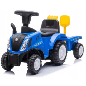   TRAKTOREK Z PRZYCZEPKO JEŽDŽIK PCHACZ NEW HOLLAND Z LUČNIMI ZVOKI