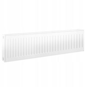   Idmar Group 714 W jekleni panelni radiator bel 1200 x 400 x 75 mm - stranski priključek