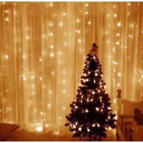   LUČKE ZA OKNO DRUCIK MICRO LED 300cm x 200cm TOPLO BELE KURTYNE LED