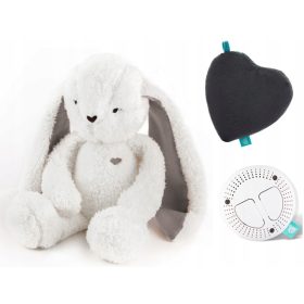   Humming Teddy Bear Rabbit Sleeper, ecru, sivi mehanizem, svetilka 5 v 1, Szumisie