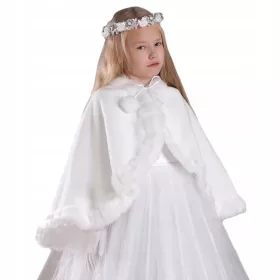 Elegantna obhajilna pelerina iz flisa, velikost 140