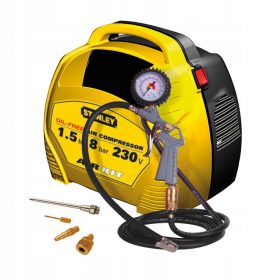   Optimized name: Kompresor brez olja Stanley AIR KIT 1,5KM 8BAR

Optimized description: Kompresor brez olja Stanley AIR KIT 1,5KM 8BAR je kompakten, lahek in enostaven za prenašanje, kar ga naredi idea