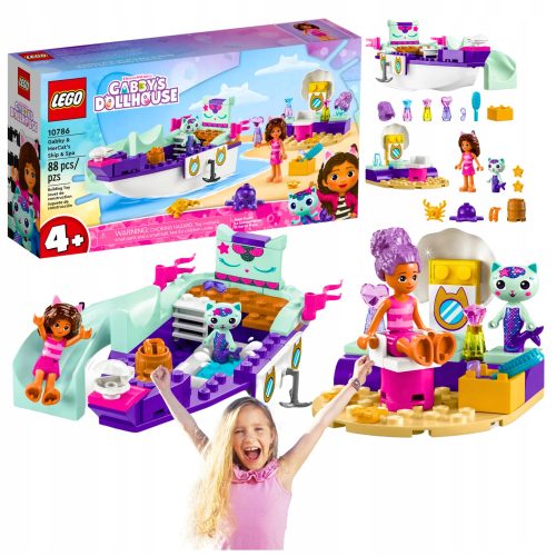 LEGO City OCEANSKA LADJA IN WELLNESS KOMPLET GABI GABBY'S DOLLHOUSE KOCI DOMEK