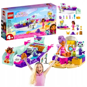   LEGO Prijatelji Komplet 10786352 Sirena Ladja in Spa Gabi Gabby's Dollhouse Mačja Hiša Lodz