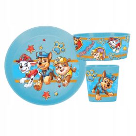 TALERJIČEK ZA OTROKE S MOTIVOM PSI PATROL 3x