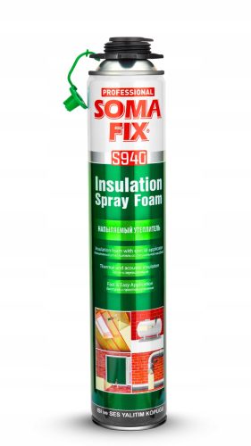 Montažna pena Somafix S940 za izolacijo 850 ml/910 g