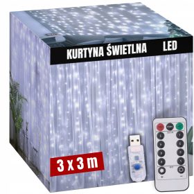 Svetlobna zavesa LED 3x3 m - 300 luči
